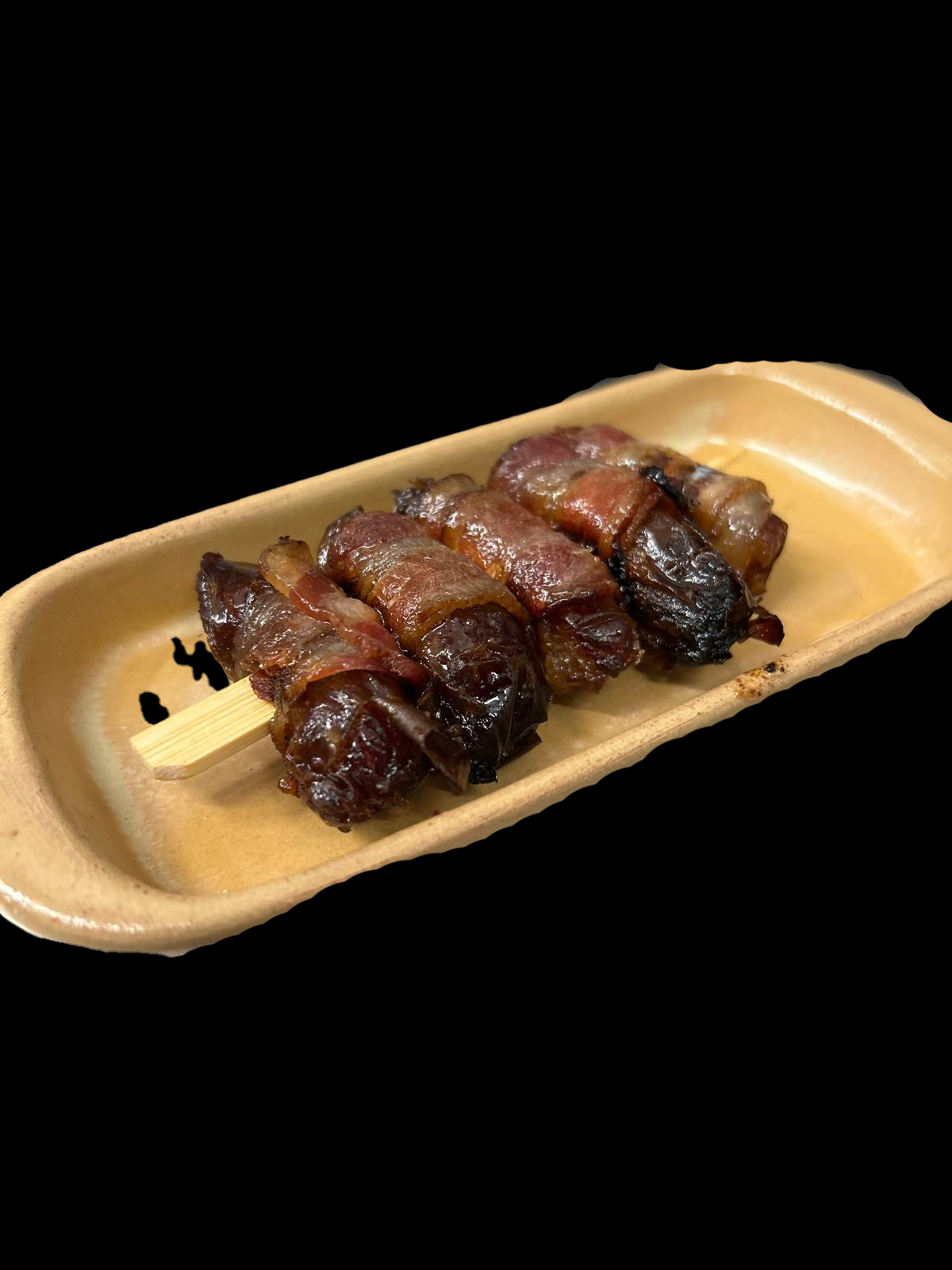 Datteln im Speckmantel